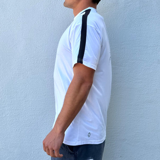 ONLY NORTH - PERFORMANCE TEE - WHITE